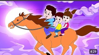 lakdi ki kathi popular Hindi Children Songs Animated Song by JingleToons [upl. by Nasas]