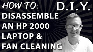 How to HP 2000 Laptop Fan Cleaning amp Disassembly  Step by Step [upl. by Etam]