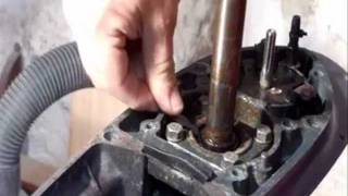 Lower unit seal replacement pt 1 of 3  upper seal experiments [upl. by Mychal638]