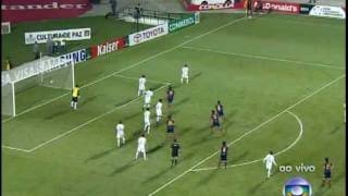 MELHORES MOMENTOS Santos 1x0 Cerro PorteñoPar Semifinal Libertadores 2011 [upl. by Mayne]