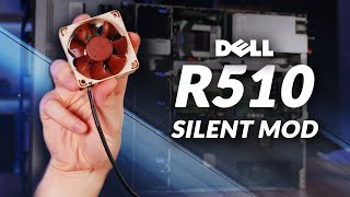 Dell PowerEdge R510 Silent Mod  feat Mini Noctua Fans [upl. by Llennaj36]