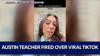 Austin ISD teacher fired over viral TikTok video  FOX 7 Austin [upl. by Snowman]