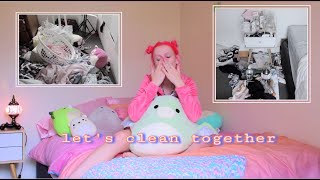 cleaning my room with you in real time for people with depressionADHD [upl. by Skippy382]