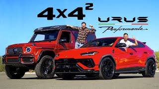 2023 Lamborghini Urus Performante vs MercedesAMG G63 4x4 Squared  350000 Boss Battle [upl. by Housen]