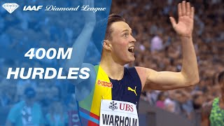 Karsten Warholm 2nd fastest man ever in the 400m hurdles  IAAF Diamond League 2019 [upl. by Payson]