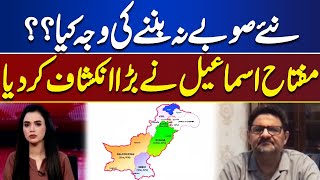 What is Reason For Not Forming New Provinces Miftah Ismail Big Revelation  Meher Bokhari [upl. by Alanna]