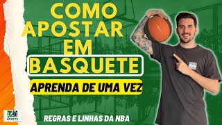 COMO APOSTAR EM BASQUETE NBA  APRENDA SOBRE HANDICAP VITÓRIA PONTOS E LINHAS DE JOGADORES 🏀 [upl. by Ynelram407]