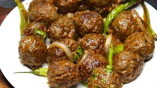 Kofta Kebab 🔥  Turkish Kofta Kebab Recipe ❤  Turkish Meatball Recipe  Bakra Eid Special Recipe 🐐 [upl. by Rothberg]