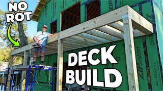 Building an ANTIAGING Deck No Water  No Repairs [upl. by Nagem]