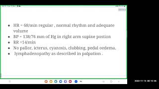 Case Presentation  Carcinoma Thyroid 151122 [upl. by Caia]