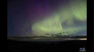 Solar Storm  Aurora Borealis  Northern Lights  Nordlicht [upl. by Notxed]