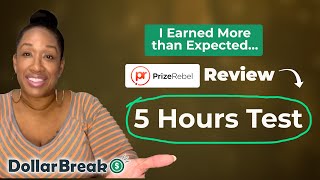 PrizeRebel Review 2024  How Much Can You Earn with PrizeRebel Online Surveys App 5 Hours Test [upl. by Allebram180]