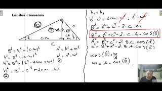 53 Trigonometria Lei dos cossenos 9° ano [upl. by Irroc]