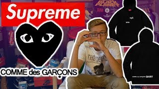 CONFIRMED INFO SUPREME x COMME DES GARCONS FW18 BOXLOGO COLLAB AND RELEASE  PREVIEW AND LEAKS [upl. by Pearlman]