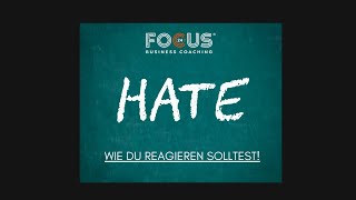 Wie du als Unternehmerin auf HATE reagieren solltest [upl. by Etom]