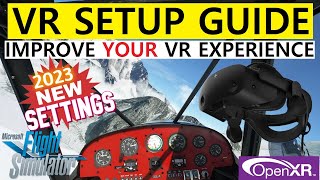 MSFS BEST VR SETTINGS GUIDE 2023 HP REVERB G2  SET and FORGET RTX 3070  4070  4090 [upl. by Velma]