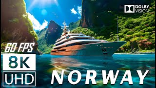 NORWAY  12K Scenic Relaxation Film With Inspiring Cinematic Music  12K 120fps Video HD [upl. by Peirce]