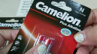 Pin Camelion LR1 size N alkaline 15v chính hãng Pinnuoinguonvn Pin1165tranhungdaocom [upl. by Eneluj]