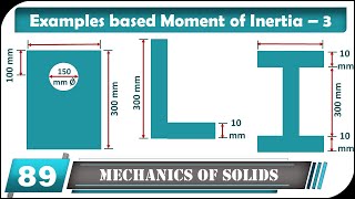 3  Moment of Inertia Solved Example  Mechanics of Solid Engineering Mechanics  Engineering Funda [upl. by Frederich]