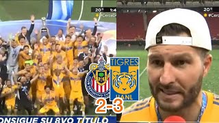 Los GOLES FESTEJOS ENTREVISTAS del CAMPEÓN  CHIVAS 23 TIGRES  FINAL VUELTA  Clausura 2023 [upl. by Ruhnke799]