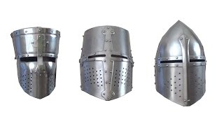 Crusader helmets [upl. by Annehs687]