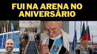 FUI NA ARENA HOJE  BANDEIRA  MISSA  DISCURSO PRÓOLÍMPICO NO ANIVERSÁRIO [upl. by Attey]