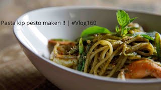 Pasta kip pesto maken  Vlog160 [upl. by Aileduab]