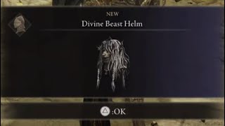 Elden Ring Shadow of the Erdtree PS5 Where To FindFarm Divine Beast Helm [upl. by Ahsytal]