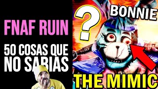 iTownGamePlay REACCIONA a FNAF SECURITY BREACH RUIN DLC 50 Cosas que NO SABÃAS  Curiosidades [upl. by Gussi]