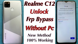 Realme c12 frp bypass without pc  realme c12 google account frp bypass new method [upl. by Catie]