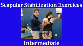 Scapular Stability Exercises Intermediate [upl. by Primaveras308]