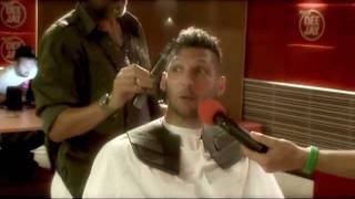 Maurino di Coppola taglia i capelli a Marco Materazzi [upl. by Atorod]