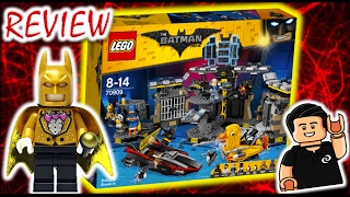 LEGO 70909 Batman Movie Batcave BreakIn Review y Unboxing [upl. by Hemetaf]