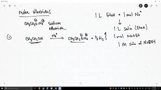 formation of alkoxides [upl. by Kirit]