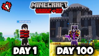 The PERFECT Start in Minecraft HARDCORE  Perfect 100 Day Start [upl. by Nothgiel]