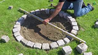 DIY  GRANIT FEUERSTELLE SELBER BAUEN  EINFACH UND SCHNELL [upl. by Pegg838]