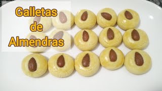 Galletas de almendras  cocina con jazny [upl. by Iggie]