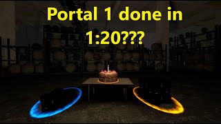 Portal Speedruns in 100000 years [upl. by Nihs]