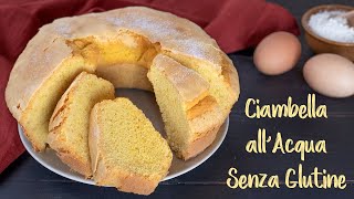 CIAMBELLA ALLACQUA SENZA GLUTINE Ricetta Facile  Fatto in Casa da Benedetta [upl. by Alli]