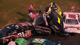 WXII Bowman Gray Stadium Racing Junior Miller last win [upl. by Monetta504]