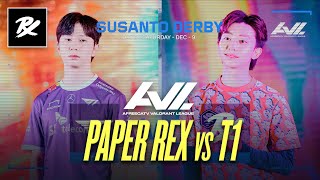 Paper Rex vs T1  HIGHLIGHTS  AfreecaTV VALORANT League AVL WGAMING [upl. by Warford]