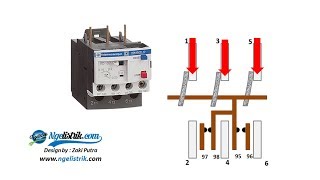 Cara Kerja Thermal Overload Relay [upl. by Ellenoj]