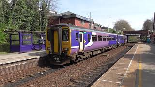 Urmston Railway Station  Saturday 6th April 2019 [upl. by Imuy]