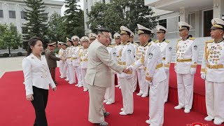 Kim Jong Un prepara su plan nuclear con su hija y las fuerzas navales de Corea del Norte [upl. by Etra]