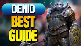 DENID THE TUSK KNIGHT  BEST RARE of the YEAR Build amp Guide [upl. by Bernardine]