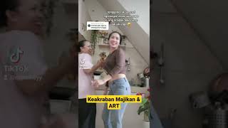 Goyang Dangdut Majikan amp ART  Pria Idaman  Rita Sugiarto  music wheiy005 tiktok [upl. by Eslehc]