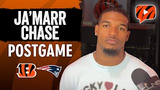 JaMarr Chase on LOSS Bengals vs Patriots Postgame Interview [upl. by Rexfourd]