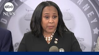 Fulton County GA District Attorney Fani Willis announces indictment against Trump [upl. by Rosita]