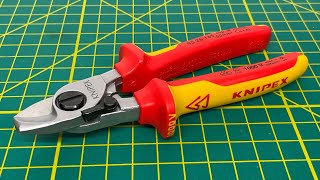 Knipex 9526165 65quot Cable Shears 1000V Insulated [upl. by Naujed994]