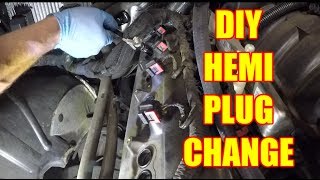 HOW TO Change HEMI Spark Plugs  57L HEMI DIY [upl. by Knight]